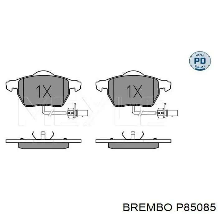 Pastillas de freno delanteras Audi A6 4F2