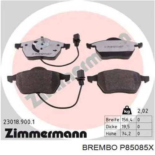 Pastillas de freno delanteras Audi A6 4F2