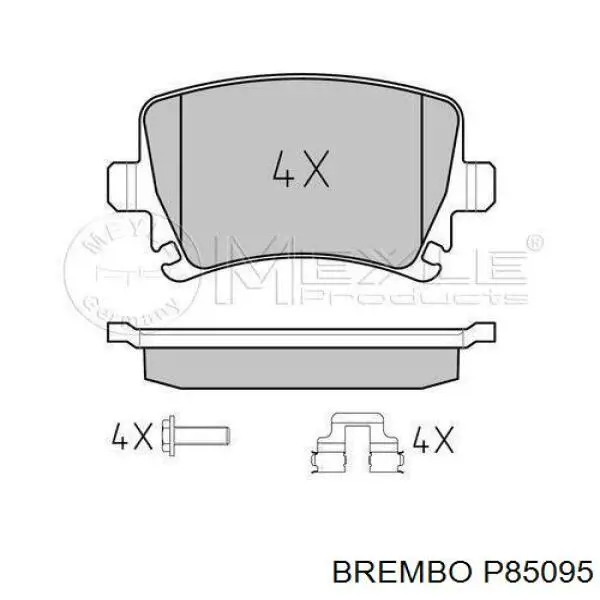 P85095 Brembo pastillas de freno traseras