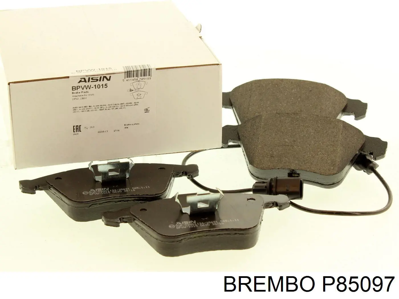 Comprar P85097 Brembo Pastillas delanteras de freno