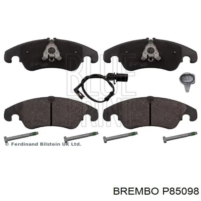 P85098 Brembo pastillas de freno delanteras