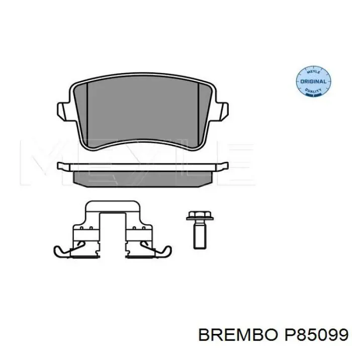 Comprar P85099 Brembo Pastillas de freno traseras