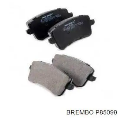 Pastillas de freno traseras P85099 Brembo