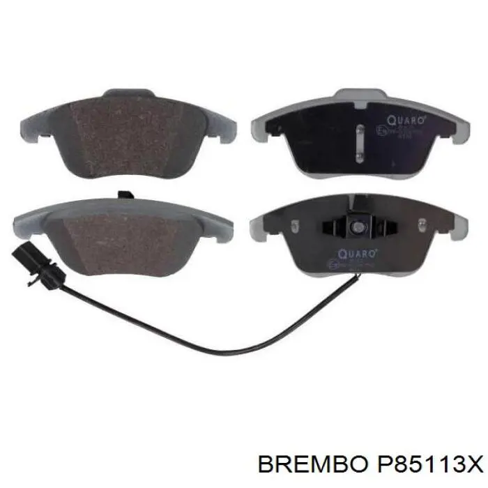 Pastillas de freno P85113X Brembo