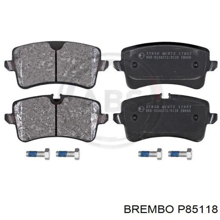 Comprar P85118 Brembo Pastillas de freno traseras