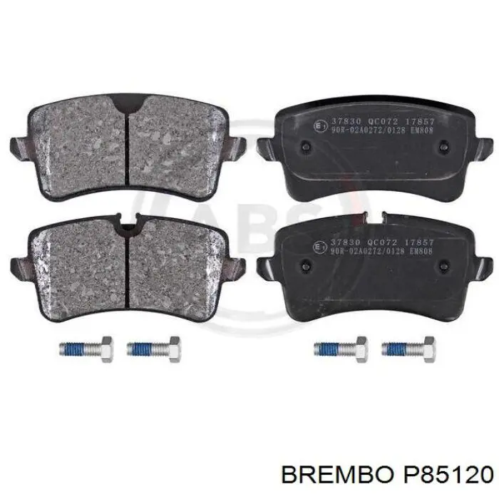 Pastillas traseras Brembo P85120