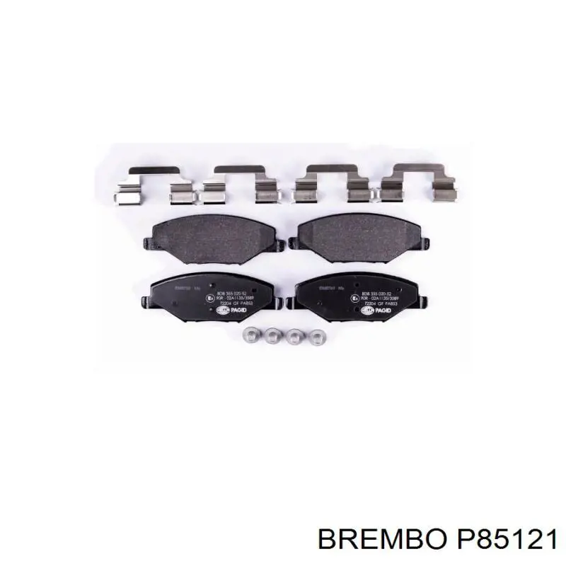 Pastillas de freno P85121 Brembo