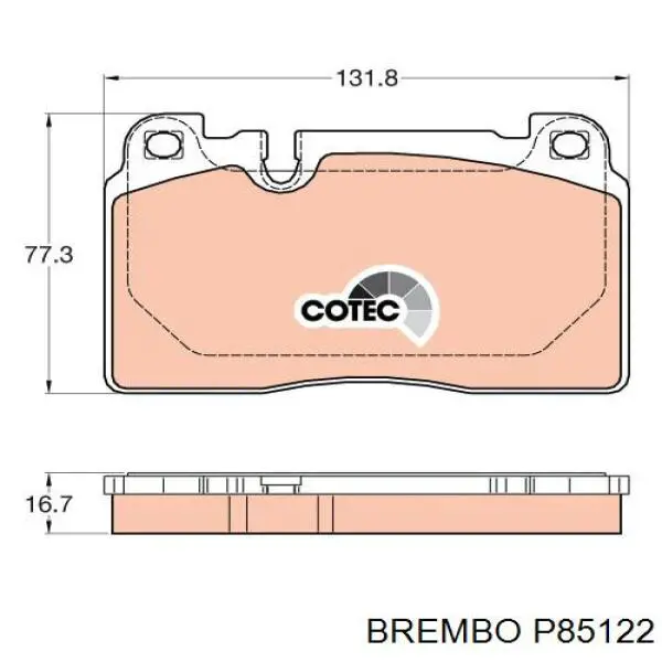 Pastillas freno delanteras Brembo P85122 precio, desde 38,21 EUR