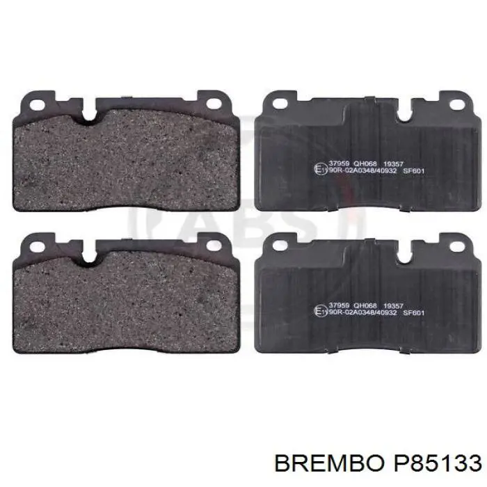 P85133 Brembo pastillas de freno delanteras