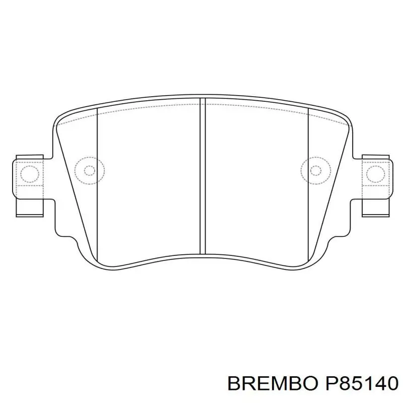 Pastillas freno traseras Brembo P85140 precio, desde 39,75 USD