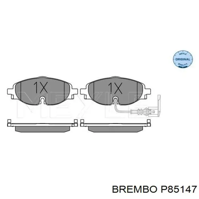 Pastillas de freno delanteras Volkswagen Tiguan 1 5N1, 5N2