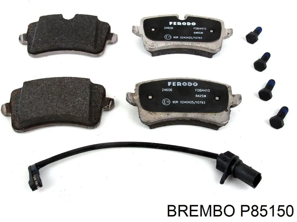 Pastillas traseras Brembo P85150