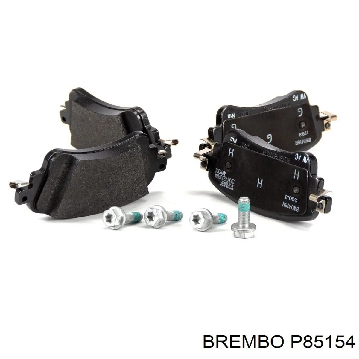 Pastillas traseras Brembo P85154