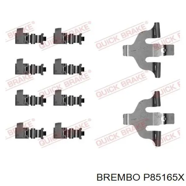 Comprar P85165X Brembo Pastillas delanteras de freno