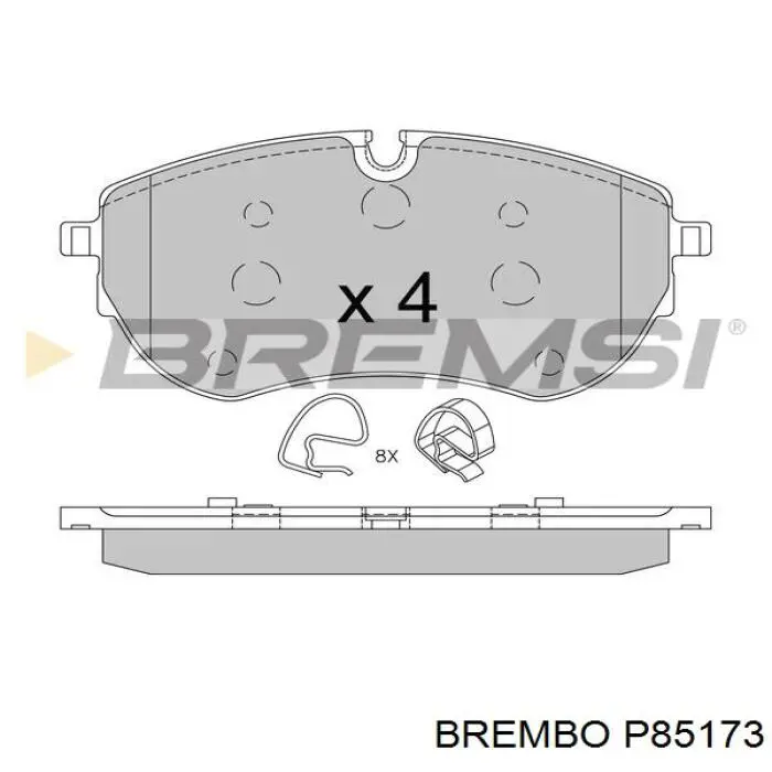 Pastillas freno delanteras Brembo P85173 precio, desde 61,06 EUR