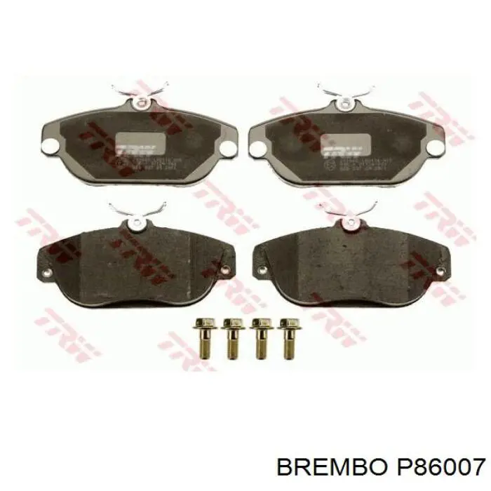 P 86 007 Brembo pastillas de freno delanteras