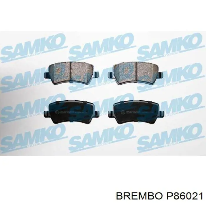 Comprar P86021 Brembo Pastillas de freno traseras