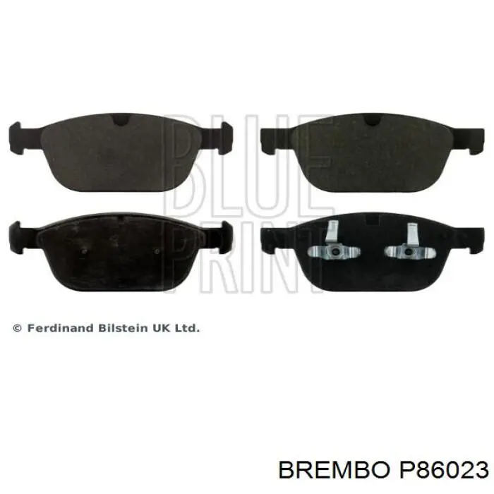 P86023 Brembo pastillas de freno delanteras