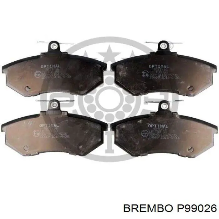 P99026 Brembo pastillas de freno delanteras