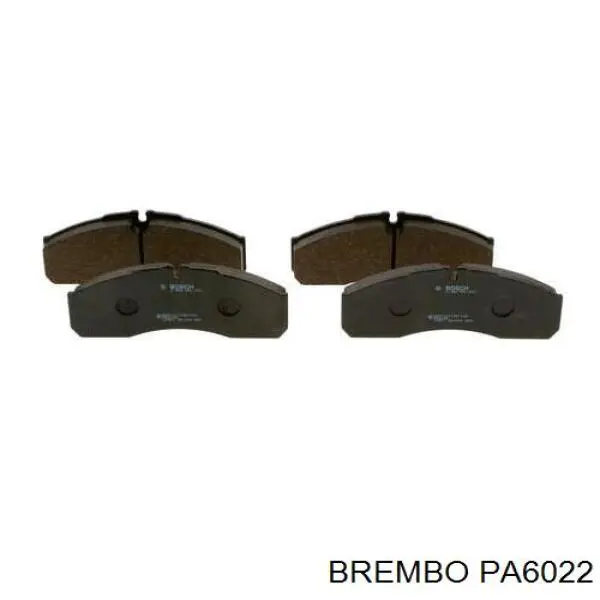 P A6 022 Brembo pastillas de freno delanteras