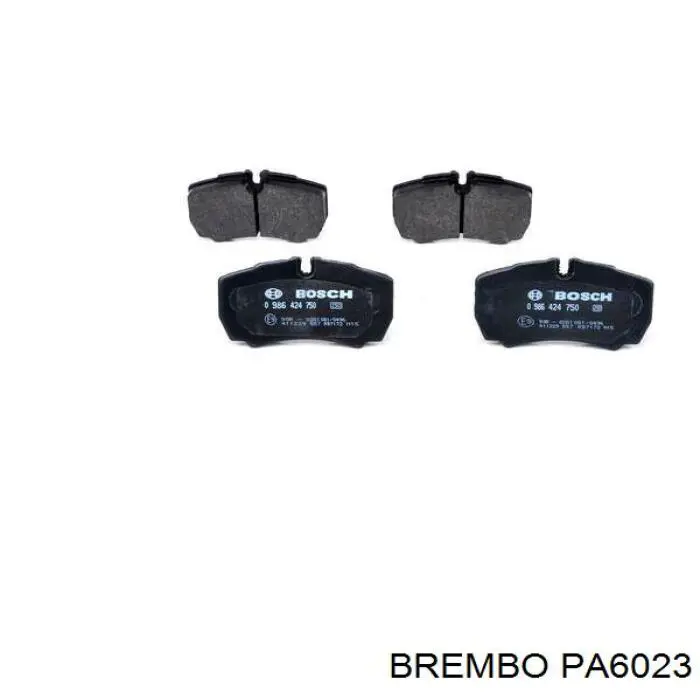 PA6023 Brembo Pastillas freno traseras
