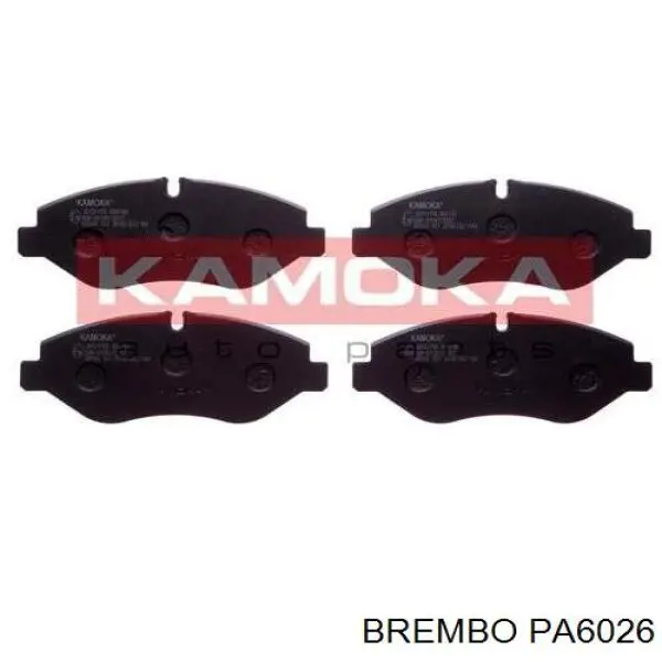 PA6026 Brembo pastillas de freno delanteras