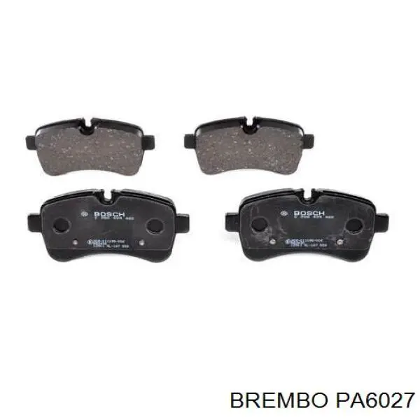 Comprar PA6027 Brembo Pastillas de freno traseras