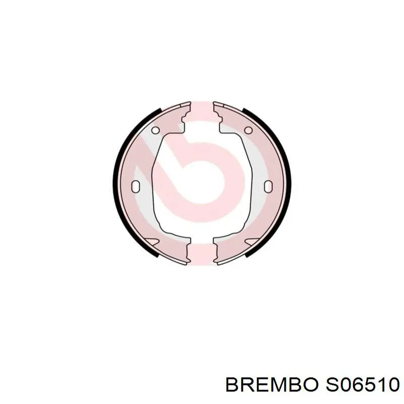 S06510 Brembo juego de zapatas de frenos, freno de estacionamiento