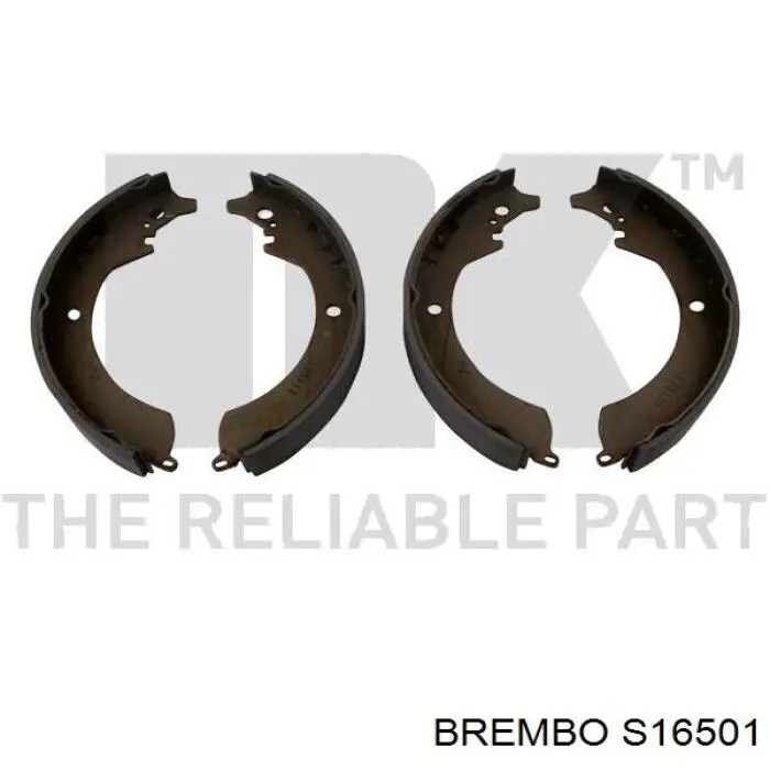 S16501 Brembo zapatas de frenos de tambor traseras