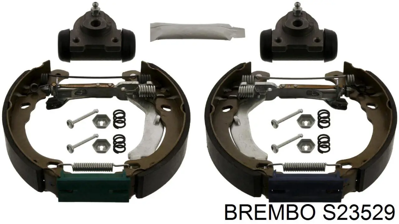 S23529 Brembo zapatas de frenos de tambor traseras