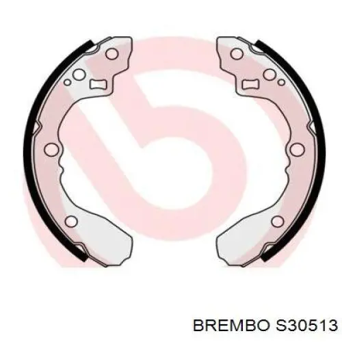 S30513 Brembo zapatas de frenos de tambor traseras