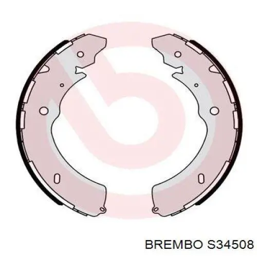 S 34 508 Brembo zapatas de frenos de tambor traseras