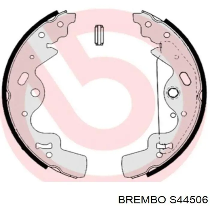 S 44 506 Brembo zapatas de frenos de tambor traseras