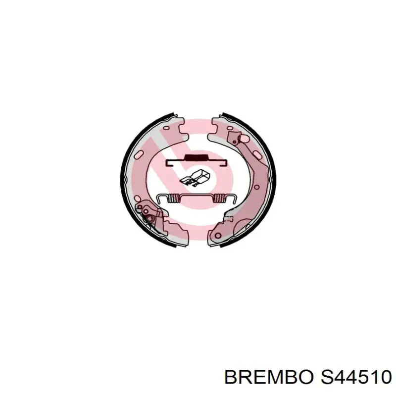 S44510 Brembo zapatas de freno de mano