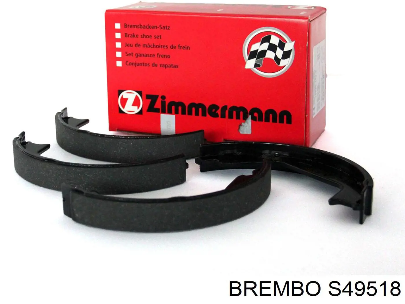 S 49 518 Brembo zapatas de frenos de tambor traseras