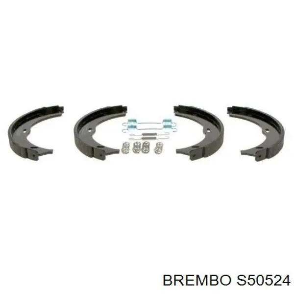 S50524 Brembo juego de zapatas de frenos, freno de estacionamiento