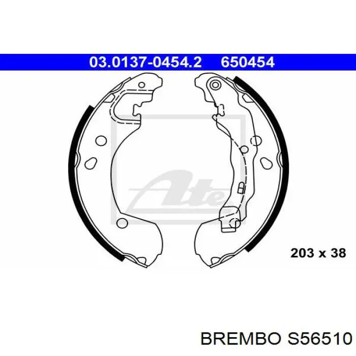 Zapatas de freno S56510 Brembo
