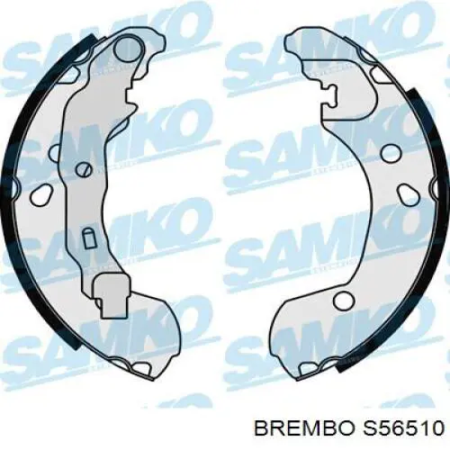 Zapatas de freno traseras Brembo S56510