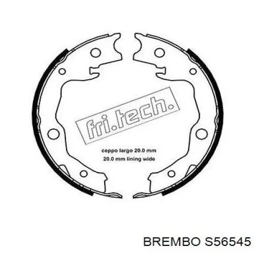 Juego de zapatas de frenos, freno de estacionamiento Nissan Tiida C11X