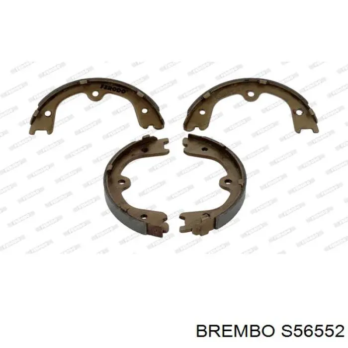 S56552 Brembo zapatas de freno de mano