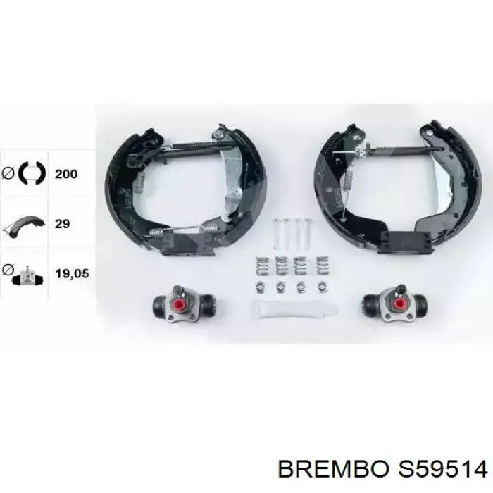 Comprar S59514 Brembo Zapatas de freno