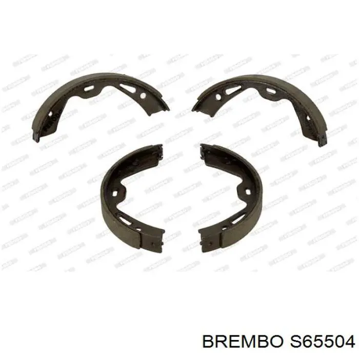 S65504 Brembo juego de zapatas de frenos, freno de estacionamiento