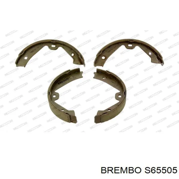 S65505 Brembo juego de zapatas de frenos, freno de estacionamiento