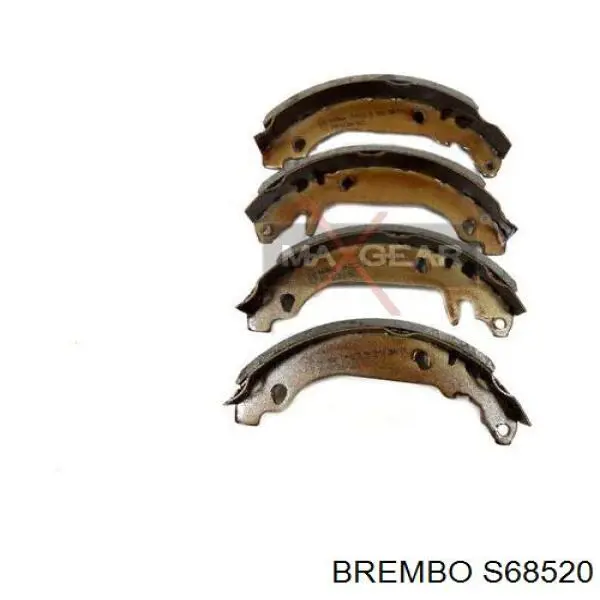 S 68 520 Brembo zapatas de frenos de tambor traseras