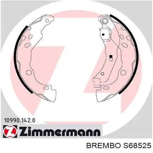 Zapatas de freno S68525 Brembo