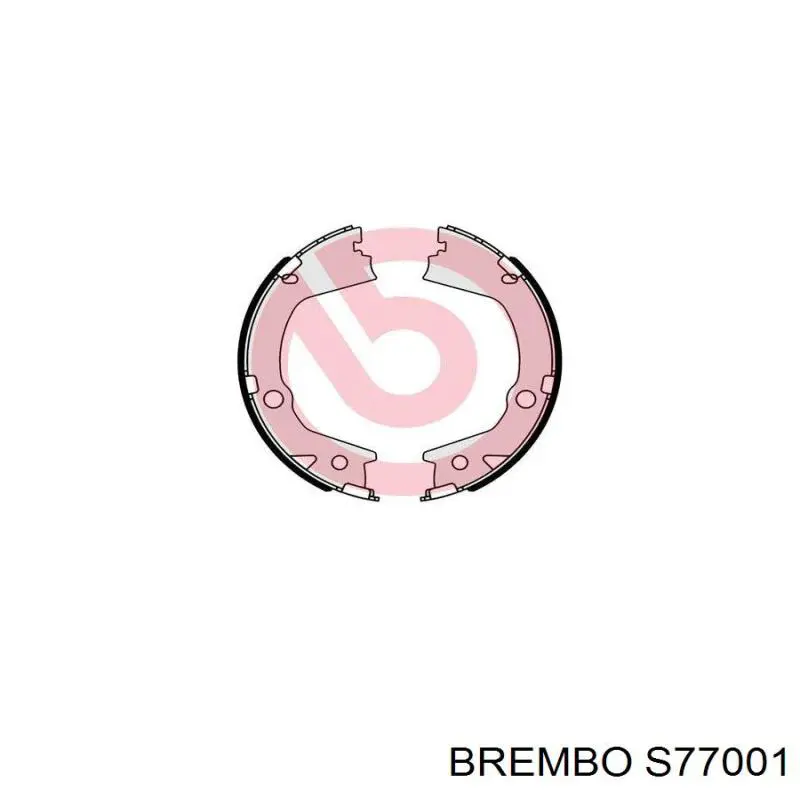 S77001 Brembo juego de zapatas de frenos, freno de estacionamiento