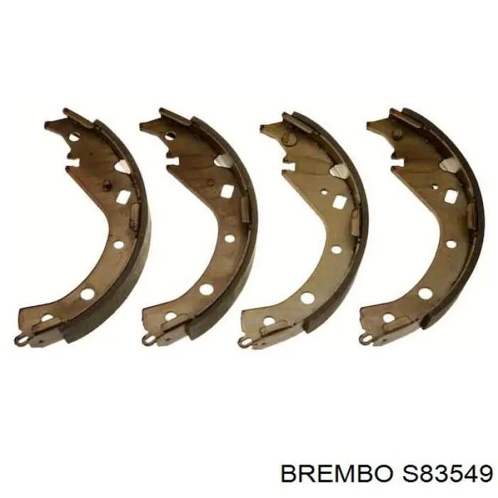 S 83 549 Brembo zapatas de frenos de tambor traseras