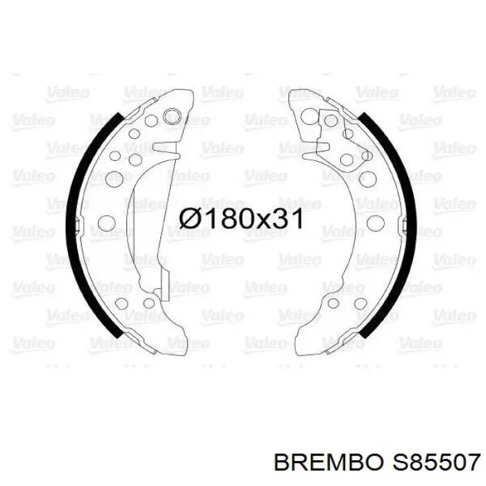 Zapatas de freno de tambor traseras Brembo S85507 precio, desde 18,57 EUR