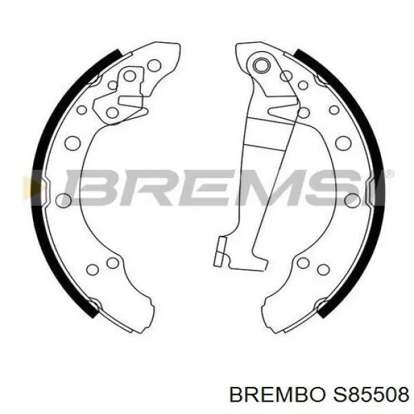 Zapatas de freno traseras Brembo S85508