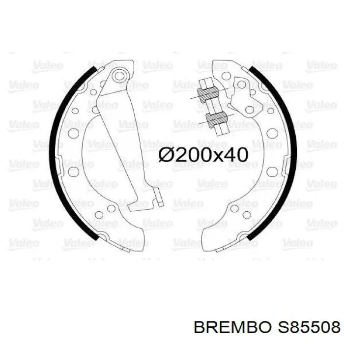 Zapatas de freno S85508 Brembo